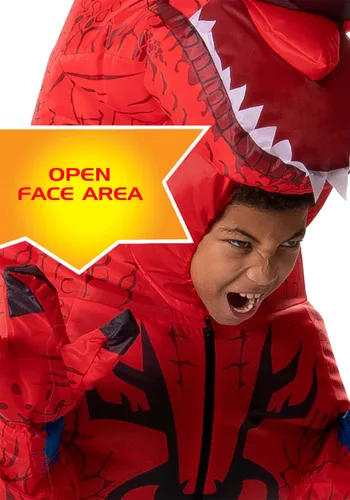 Vista 3 de Disfraz Inflable de Spider-Rex para Niños Multicolor
