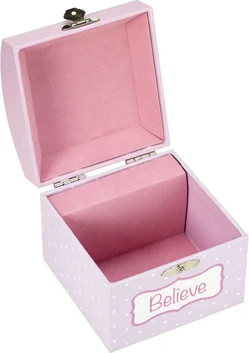 Vista 3 de precious moments Believe caja de joyería, talla única, Multicolor