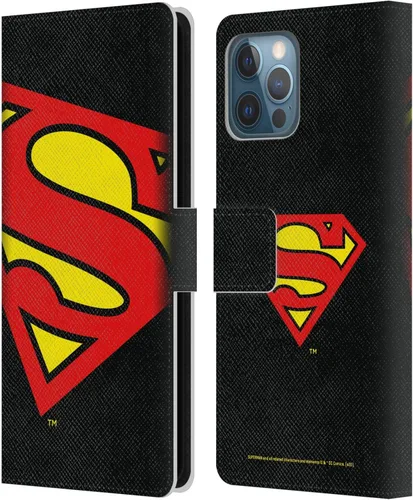 Vista 77 de Head Case Designs Funda de piel con licencia oficial de Superman DC Comics con logotipos negros y rojos compatible con Apple iPhone 11