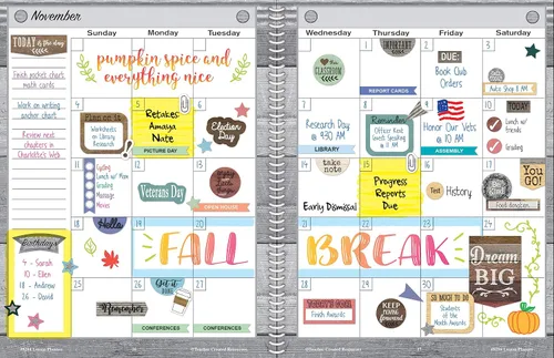 Vista 4 de Teacher Created Resources Home Sweet Classroom Lesson Planner (TCR8294)