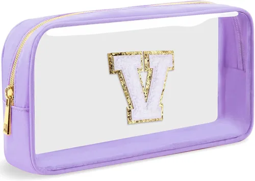 Vista 36 de Bolsa de Maquillaje Transparente Pequeña Bolsa de Cosméticos Bolsa de Viaje de Artículos de Aseo Bolsa Transparente con Cremallera Bolso Organizador