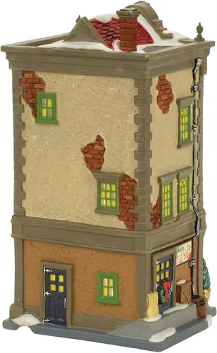 Vista 2 de Department 56 Navidad en el edificio iluminado de pizza y pasta de The City Sal