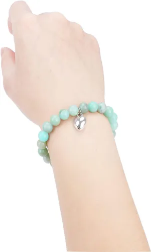 Vista 4 de Get Well Soon Regalos para mujeres, Life is Tough but So Are You Inspirador Pulsera de piedra natural para hombres, adolescentes y niñas