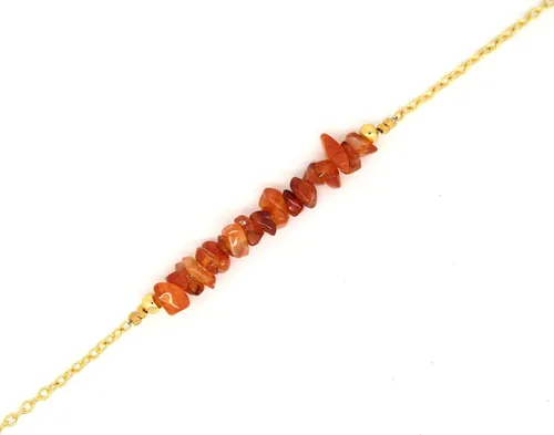 Vista 49 de Gempires Natural Chips Bar Bracelet, Energy Healing Crystals, Birthday, Gift for Her, Gemstone Jewelry 8 inch