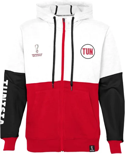 Vista 21 de Outerstuff Sudadera internacional de fútbol para hombre Copa Mundial de la FIFA Panel de contraste de país con capucha de forro polar