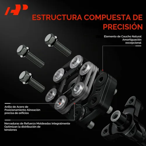 Vista 6 de A-Premium Junta flexible del acoplador del eje de transmisión compatible
