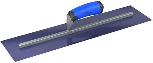 Vista 16 de Bon 66-175 - Paleta de acero con acabado urbano, cuadrada, acero azul, 12 x 3 pulgadas, madera Manija de madera