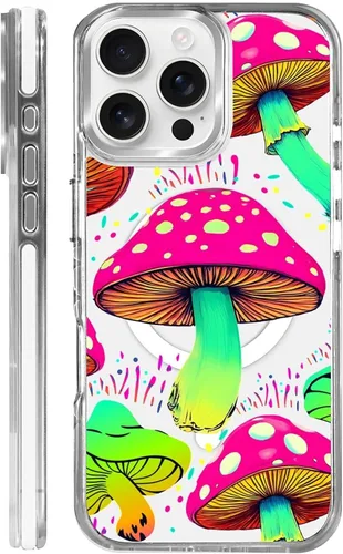 Vista 53 de Funda para iPhone 13 Pro, transparente con bonito patrón de tiburón azul, compatible con Magsafe funda protectora suave para mujeres y niñas (blanco)