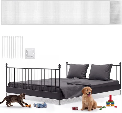 Vista 11 de Pangda Bloqueador debajo de la cama y sofá de 8 x 180 pulgadas para Negro