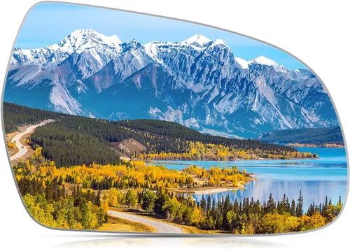 Vista 12 de BDFHYK Cristal de espejo Compatible con VW Passat 2012-2015, espejo retrovisor convexo con placa de respaldo 561857522A, 5C6857522A, calefactable