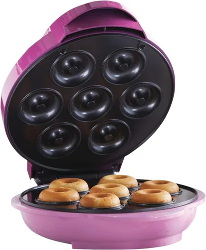 Vista 2 de Brentwood TS-250 Mini máquina para hacer donas, antiadherente, rosa