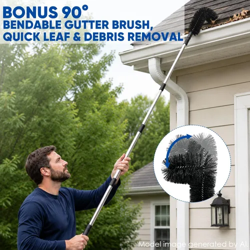 Vista 7 de Light Bulb Changer for High Ceilings with 5-20FT Telescopic Pole
