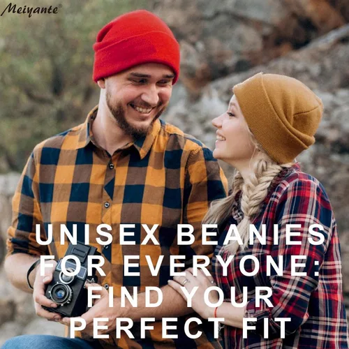 Vista 5 de Meiyante Gorros gorros para hombres y mujeres, gorras de calcetines cálidas para hombres y mujeres, sombreros térmicos de punto con puños, regalo
