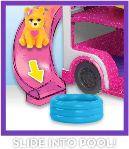 Vista 5 de Barbie Deluxe Pet Camper Set de 3 años en adelante
