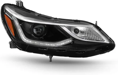 Vista 8 de AKKON - Faros delanteros para Chevy Cruze modelo 2016 2017 2018 2019 w/LED DRL halógeno proyector faros izquierdo lado del conductor