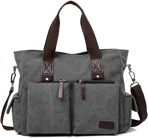 Vista 2 de ToLFE Bolso de mano con asa superior para mujer, bolso de hombro, bolso de mensajero, bolso cruzado, bolsa de viaje para trabajo