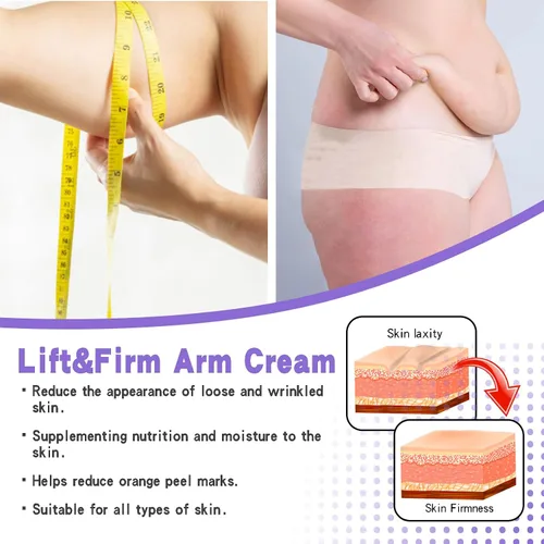Vista 2 de Crema reafirmante para el vientre, Flex Lift y crema firme para brazos, crema corporal de colágeno para celulitis apretada para más tensa y firme