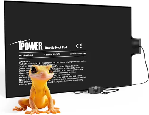 Vista 15 de iPower Almohadilla de Calor para Reptiles Bajo el Tanque, Calentador de Terrario, Alfombrilla de Calentamiento para Tortuga, Lagarto, Rana