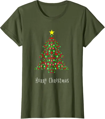 Vista 70 de Celebración del árbol de Navidad - Feliz Navidad - Camiseta de Navidad