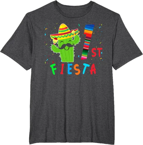 Vista 65 de Camiseta mexicana para fiesta temática de cumpleaños a juego, Negro, S
