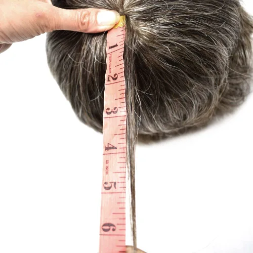 Vista 188 de Toupee para hombre 100% cabello humano real tupé para hombres 0.004 in piel de poliuretano para hombre, sistema de reemplazo de piezas de pelo