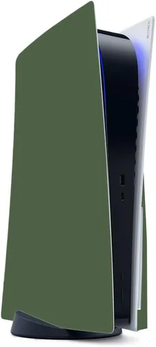 Vista 43 de MightySkins Skin compatible con PS5 / PlayStation 5 Digital Edition - Verde lima sólido Funda protectora de vinilo duradera y única Fácil