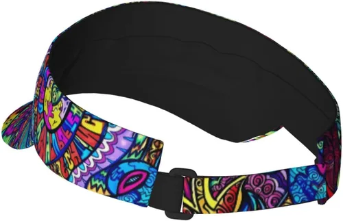 Vista 3 de Visera deportiva de moda, ajustable, protección UV, visera solar para hombres y mujeres