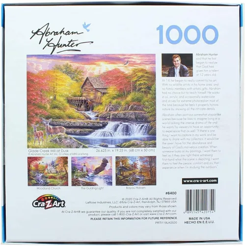 Vista 3 de LPF Glade Creek Mill - Rompecabezas de 1000 piezas por artista: Abraham Hunter