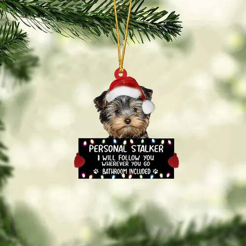 Vista 29 de Alaskan Malamute - Adorno colgante de coche para acechar personalmente, adorno de acrílico con nombre personalizado para perro, adorno de Navidad