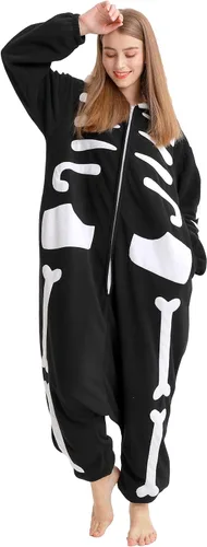 Vista 4 de SAMGU Adult Onesie Animal Pajamas Halloween Cosplay Party Costumes Homewear for Women and Men