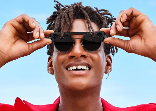 Vista 8 de Spectacles 3 - Gafas de cámara 3D, hechas por Snapchat (cámara de acción HD de 60 fps)