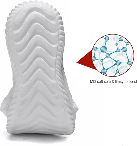 Vista 4 de Zapatos casuales para correr para hombre, ligeros, cómodos, informales, de malla, para trabajo, gimnasio, tenis, caminar, entrenamiento cruzado
