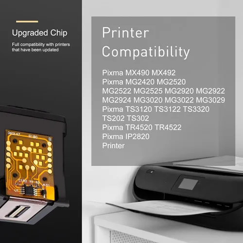 Vista 2 de Cartucho de tinta 245XL compatible con Canon 245XL tinta negra