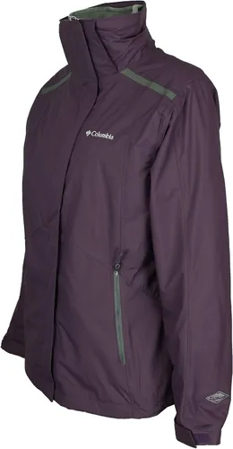 Vista 3 de Columbia Omni-TECH Arctic Trip II Interchange - Chaqueta de esquí para mujer (M), Purpule polvoriento
