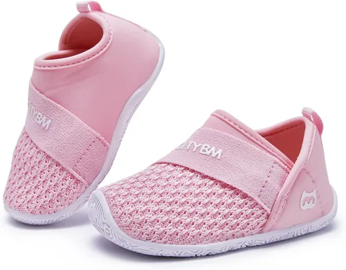Vista 3 de BMCiTYBM - Botas de nieve para niños y niñas, con forro de piel, zapatos de invierno, ligeros para exteriores (niños pequeños)