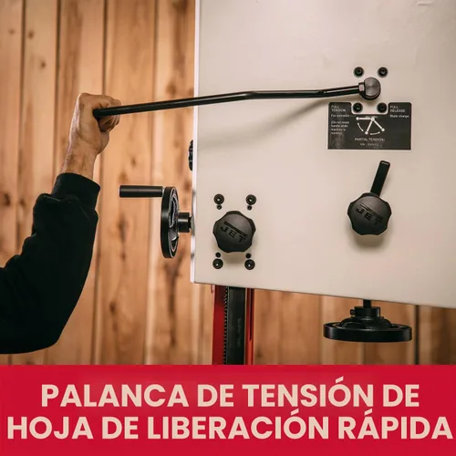 Vista 6 de JET Sierra de cinta para carpintería de 15 pulgadas, 3 HP, 230V 1Ph (modelo JWBS-15-3)