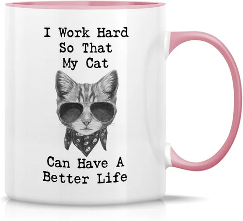 Vista 18 de Retreez - Taza Graciosa Show Me Your Kitties Amantes de Gatos, 325 ml, Tazas de Café de Cerámica, Divertidas, Sarcasmo, Sarcasticas, Regalos