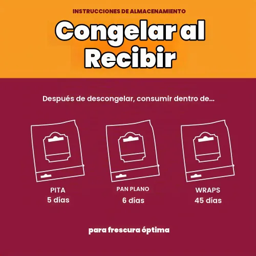 Vista 3 de Toufayan KETO - Paquete variado de pan, incluye pan de pita, pan plano y envolturas (paquete de 3)
