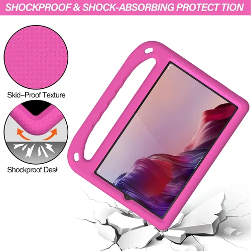 Vista 2 de Funda infantil para Lenovo Tab M9 TB-310FU (9 pulgadas), color rosa