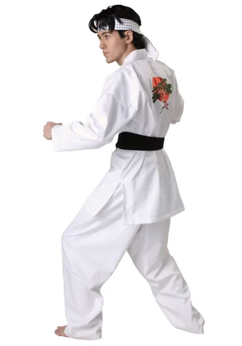Vista 3 de Disfraz auténtico de Daniel San de Karate Kid Multicolor
