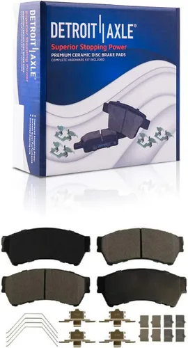 Vista 5 de Detroit Axle - Pastillas de Freno Delantero Izquierdo Reemplazo de Pinza de Disco para Ford Fusion Mazda 6 Lincoln MKZ Mercury Milan 2006-2012