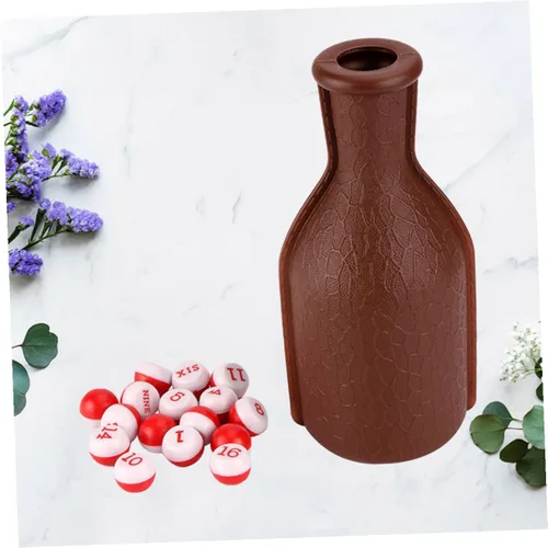 Vista 4 de Toddmomy Billiards Color Cup Set - 2 Plastic Dice Shaker Bottles for Pool Table Number Game Ideal for Game Rooms & Home Bars