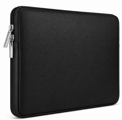 Vista 10 de RAINYEAR - Funda protectora de piel sintética suave para laptop de 15.6 Marrón