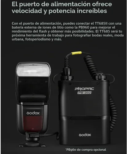 Vista 5 de Godox TT685II-S Flash para cámara Sony Flash Speedlite