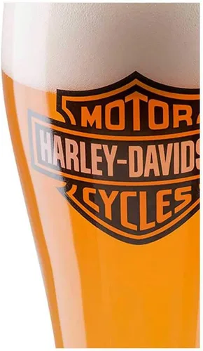 Vista 2 de Harley-Davidson Core Bar & Shield Logo Pilsner Glass - 22 oz HDX-98709
