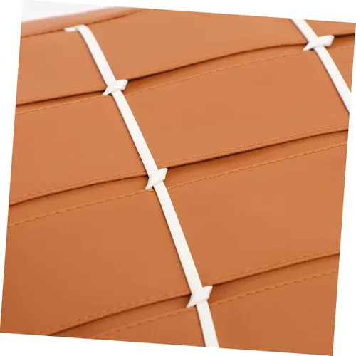 Vista 9 de Funda de almohada de cuerda de cuero, funda de almohada de piel sintética, almohadas decorativas para coche, fundas de almohada de granja, cojines