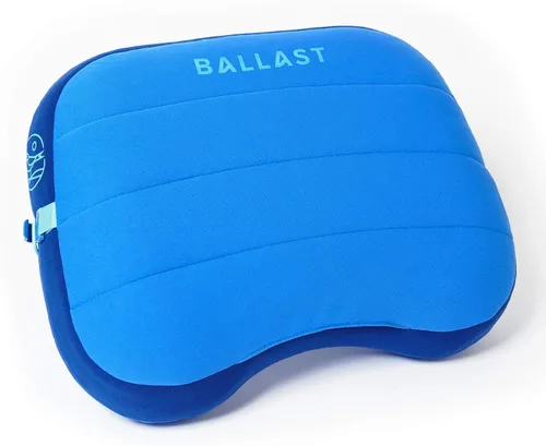 Vista 11 de Ballast Almohada de playa, cómoda, duradera y compacta, se mantiene en playas ventosas con bolsa de arena patentada, almohada inflable para playas