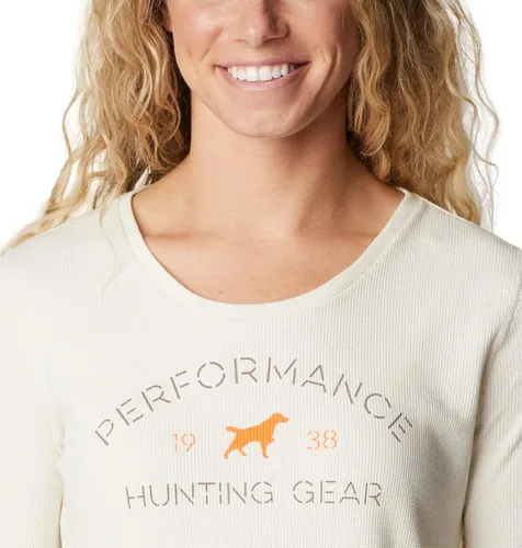 Vista 4 de Columbia PHG Roughtail University Waffle manga larga para mujer