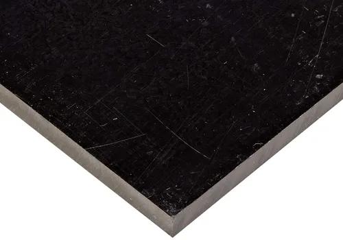 Vista 5 de Hoja de ABS - 0.118 pulgadas de grosor, color negro, 12 x 12 pulgadas nominal, paquete de 8