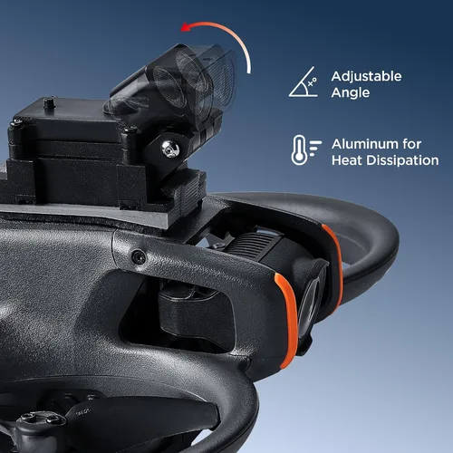 Vista 4 de Kit de luces de búsqueda para DJI Avata 2, sistema de foco táctico para drones de vuelo nocturno y navegación interior VIFLYRC Spotlight System